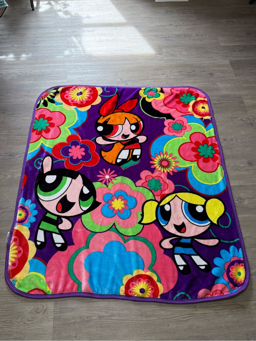 Cartoon Network Powerpuff Girls Double Sided Thick Soft Throw Blanket